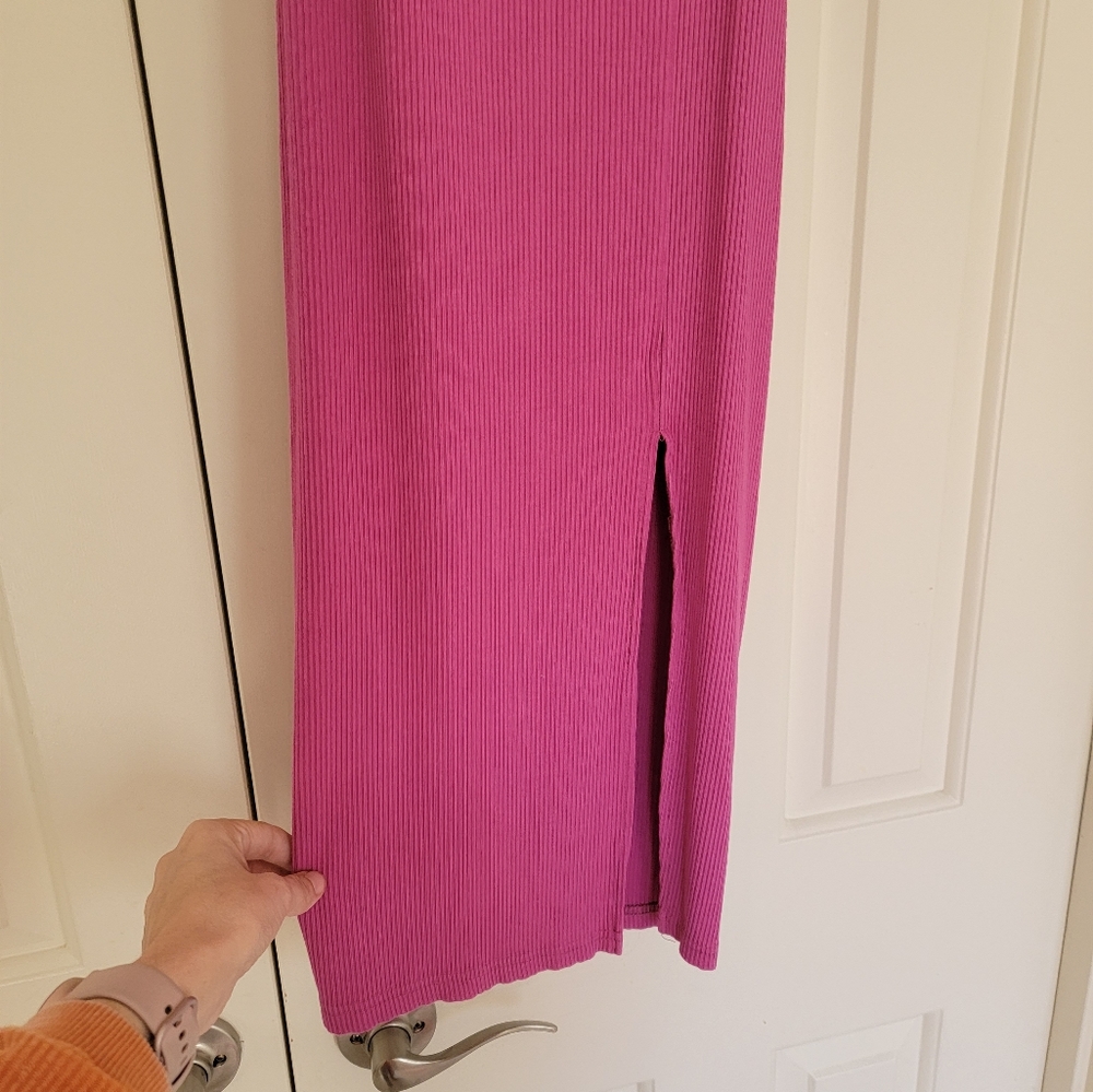 Pink Lily Midi Dress Magenta NWOT - Picture 7 of 9